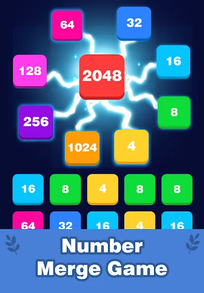2248 Number block puzzle 2048 [MOD: безлимитные подсказки и отмены ходов] Screenshot 1