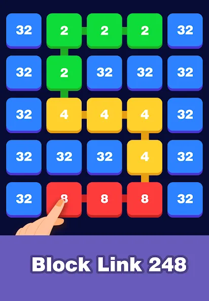 2248 Number block puzzle 2048 [MOD: безлимитные подсказки и отмены ходов] Screenshot 2
