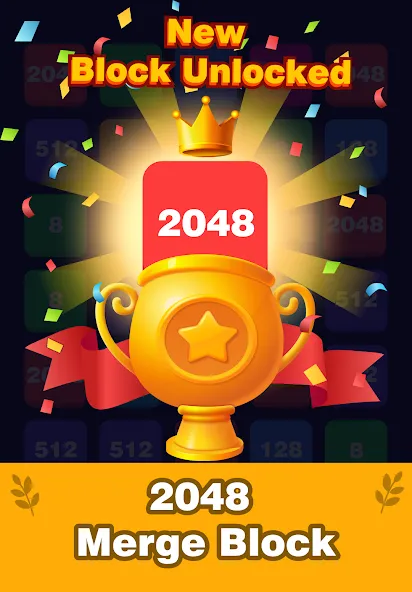 2248 Number block puzzle 2048 [MOD: безлимитные подсказки и отмены ходов] Screenshot 3
