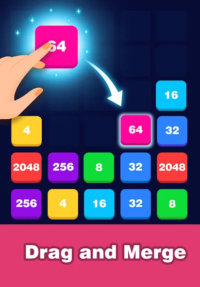 2248 Number block puzzle 2048 [MOD: безлимитные подсказки и отмены ходов] Screenshot 4