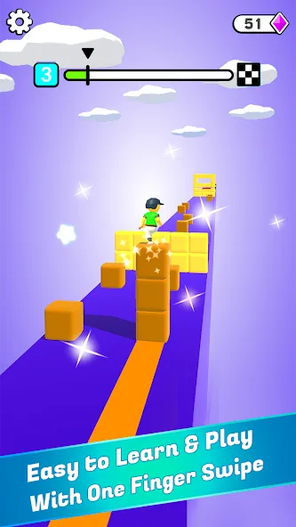 Block Surfer [MOD: безлимитные монеты и усиленная защита] Screenshot 1