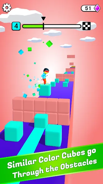 Block Surfer [MOD: безлимитные монеты и усиленная защита] Screenshot 2
