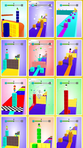 Block Surfer [MOD: безлимитные монеты и усиленная защита] Screenshot 4