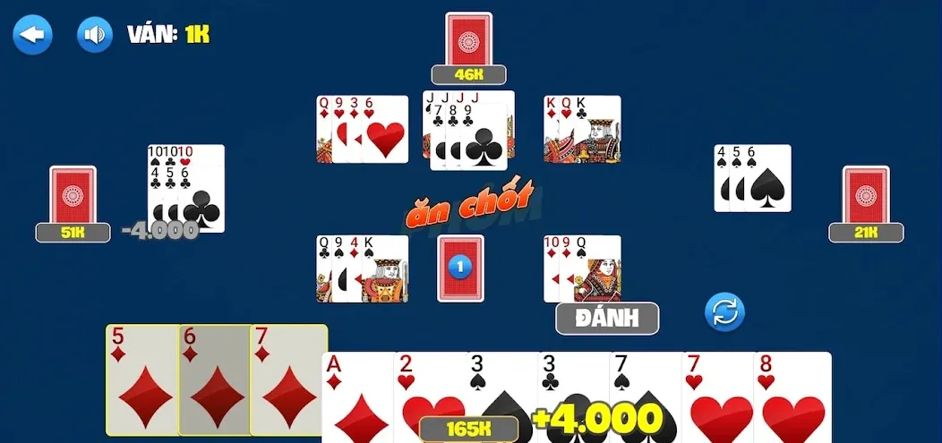 Phỏm [MOD: без рекламы и много монет] Screenshot 1