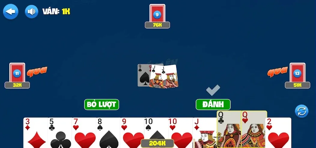 Tiến Lên Nhất Ăn Tất [MOD: безлимитные монеты и все карты открыты] Screenshot 1