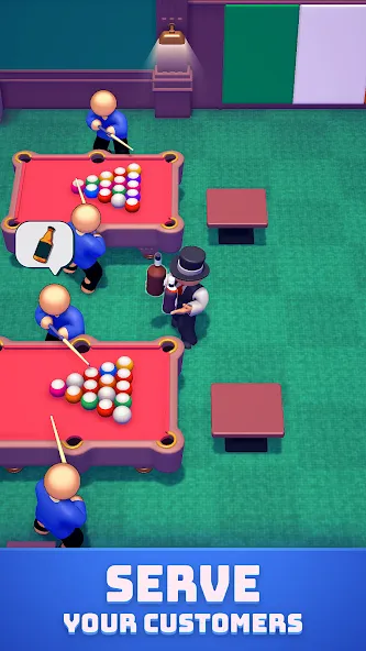 Pool Club Manager [MOD: безлимитные деньги и премиум-клубы] Screenshot 2