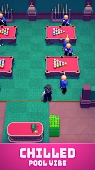 Pool Club Manager [MOD: безлимитные деньги и премиум-клубы] Screenshot 3