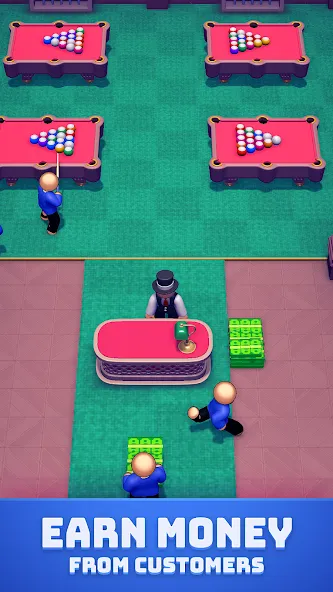 Pool Club Manager [MOD: безлимитные деньги и премиум-клубы] Screenshot 5