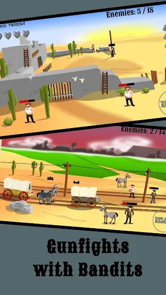 El Gringo: Wild West Cowboy [MOD: безлимитные деньги и оружие] Screenshot 5