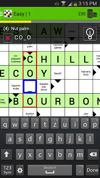 Crosswords [MOD: безлимитные подсказки и слова] Screenshot 1