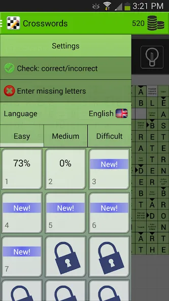 Crosswords [MOD: безлимитные подсказки и слова] Screenshot 5
