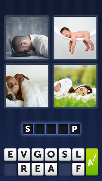 4 Pics 1 Word [MOD: безлимитные подсказки и открыты все уровни] Screenshot 5