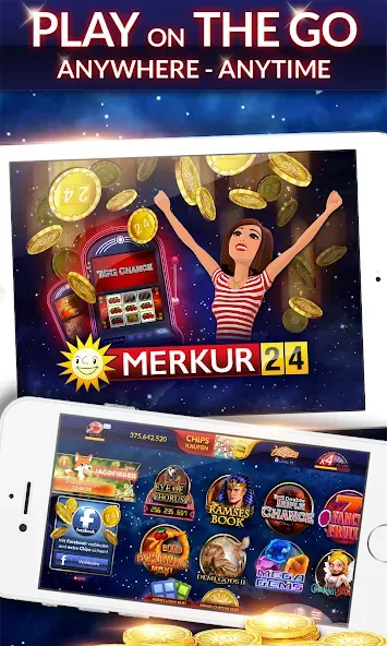 Merkur24 – Slots &amp; Casino [MOD: безлимитные монеты и бонусы] Screenshot 4