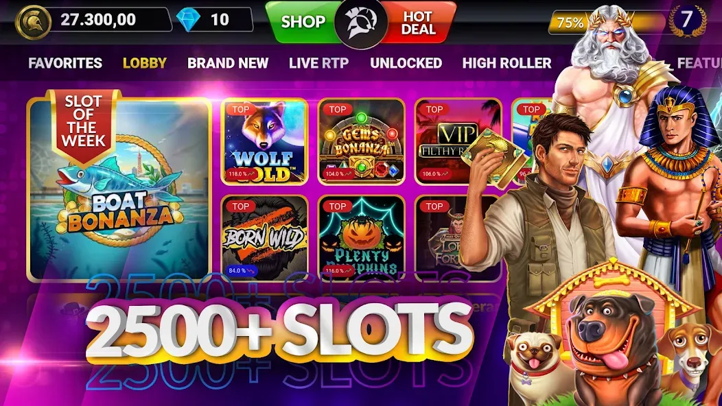 SpinArena Online Casino Slots [MOD: безлимитные монеты и бонусы] Screenshot 1