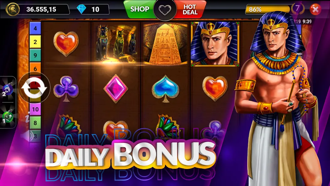 SpinArena Online Casino Slots [MOD: безлимитные монеты и бонусы] Screenshot 4
