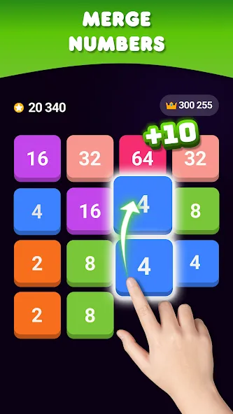 2048: Puzzle Game! Merge Block [MOD: без рекламы и подсказки доступны] Screenshot 1