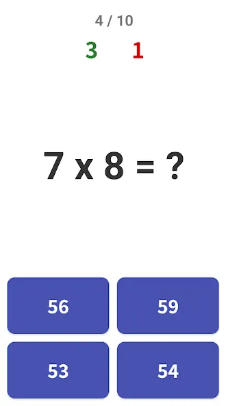 Multiplication Games Math quiz [MOD: безлимитные подсказки и быстрые ответы] Screenshot 3
