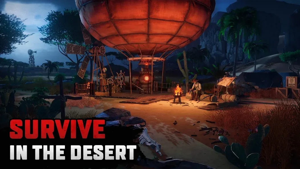 Raft® Survival: Desert Nomad [MOD: безлимитные ресурсы и открыты локации] Screenshot 1