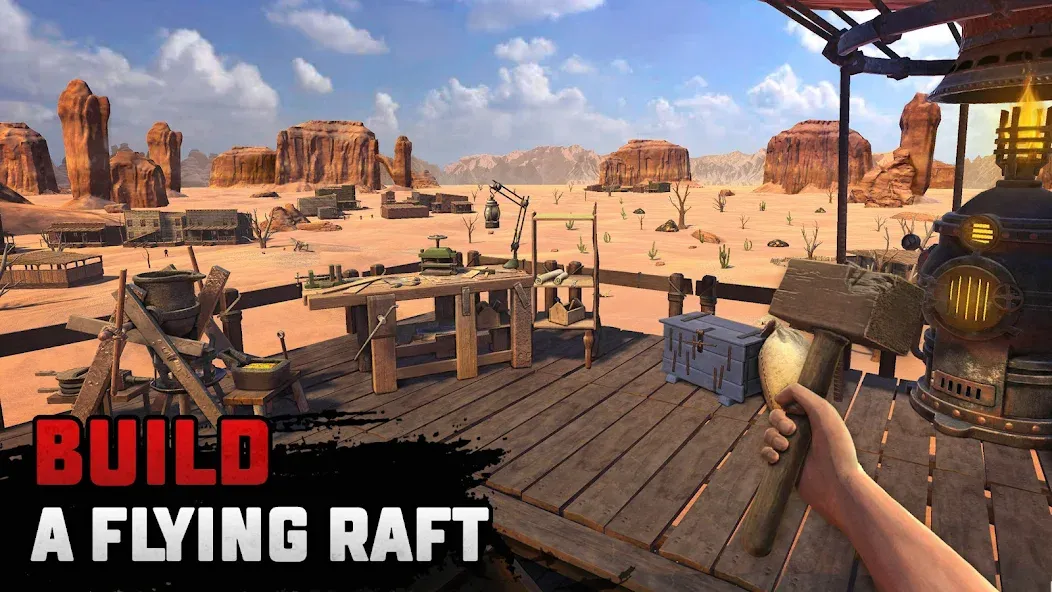 Raft® Survival: Desert Nomad [MOD: безлимитные ресурсы и открыты локации] Screenshot 2