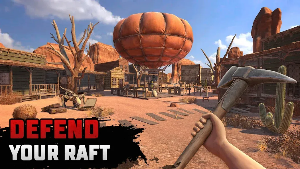 Raft® Survival: Desert Nomad [MOD: безлимитные ресурсы и открыты локации] Screenshot 3
