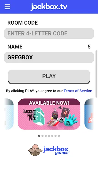 gregbox - jackbox player [MOD: удобный доступ к мини-играм] Screenshot 1