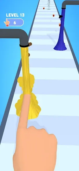 Dirty Finger 3D [MOD: безлимитные монеты и подсказки] Screenshot 2