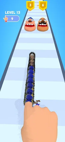 Dirty Finger 3D [MOD: безлимитные монеты и подсказки] Screenshot 5