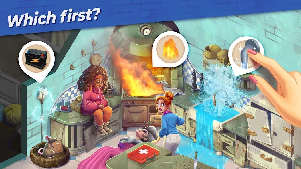 Penny &amp; Flo: Home Renovation [MOD: безлимитные деньги и энергия] Screenshot 2