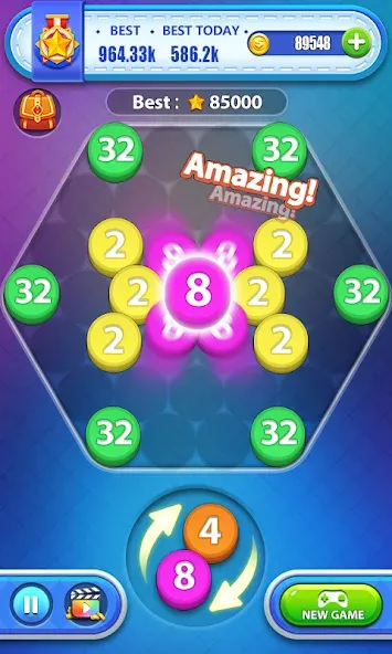 Dot Puzzle [MOD: подсказки и безлимитные ходы] Screenshot 2