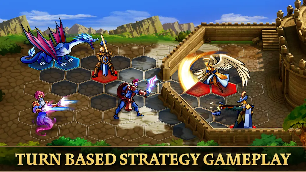 Magic War - Kingdom Legends [MOD: безлимитные ресурсы и герои] Screenshot 2