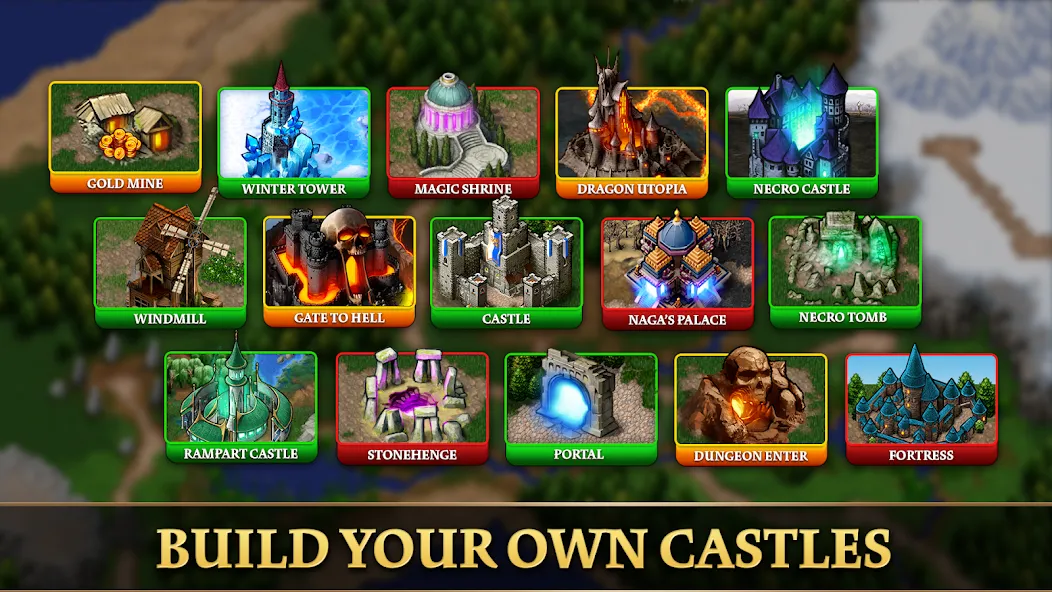 Magic War - Kingdom Legends [MOD: безлимитные ресурсы и герои] Screenshot 4