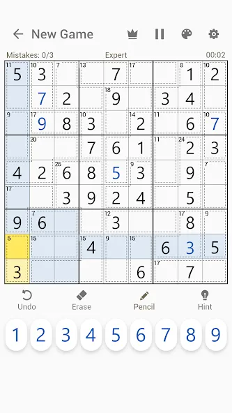 Killer Sudoku - Sudoku Puzzles [MOD: подсказки и все уровни открыты] Screenshot 4