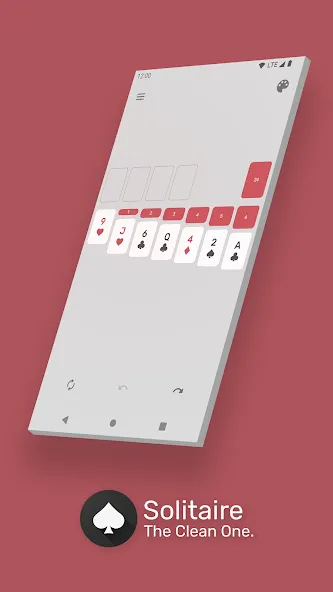 Solitaire - The Clean One [MOD: без рекламы и подсказок] Screenshot 1