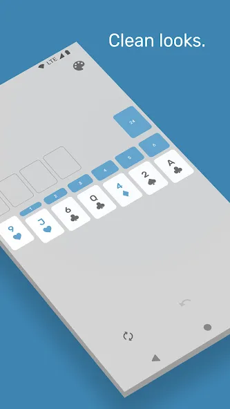 Solitaire - The Clean One [MOD: без рекламы и подсказок] Screenshot 2