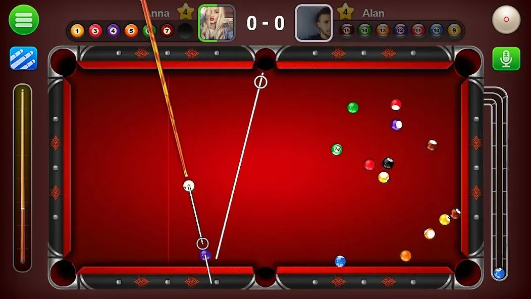 8 Ball Live - Billiards Games [MOD: безлимитные монеты и всё открыто] Screenshot 1