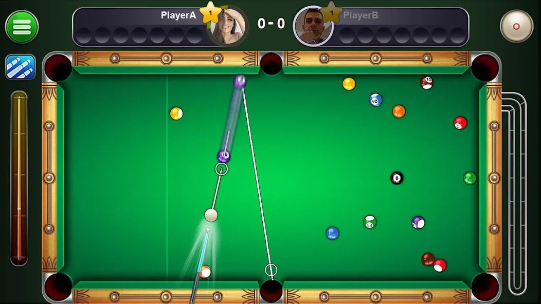 8 Ball Live - Billiards Games [MOD: безлимитные монеты и всё открыто] Screenshot 2