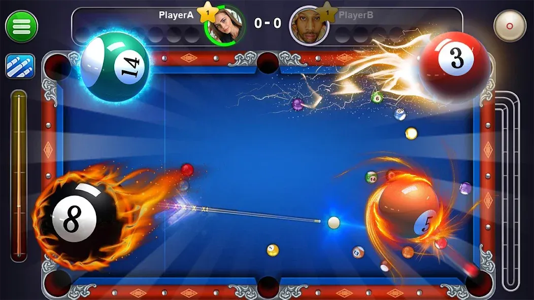 8 Ball Live - Billiards Games [MOD: безлимитные монеты и всё открыто] Screenshot 3