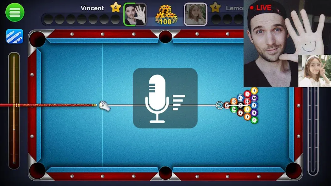 8 Ball Live - Billiards Games [MOD: безлимитные монеты и всё открыто] Screenshot 5
