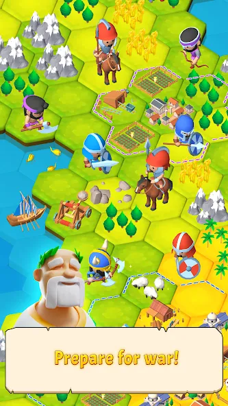 Civilization Hex: Tribes Rise [MOD: безлимитные ресурсы и открыты все племена] Screenshot 2