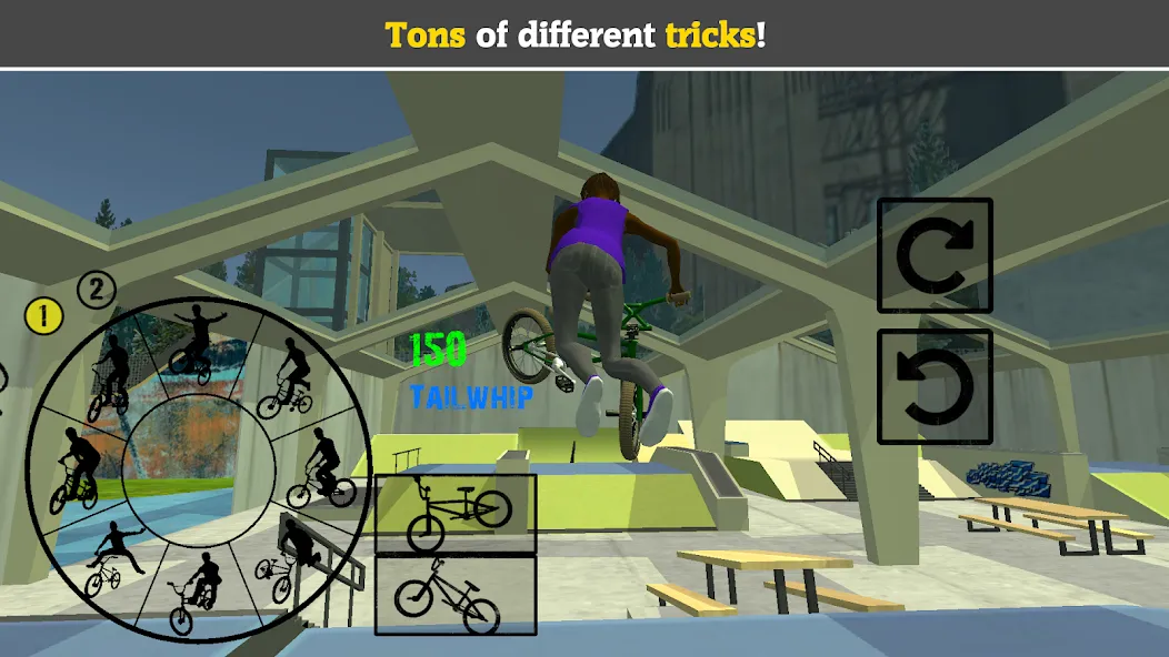 BMX FE3D 2 [MOD: безлимитные деньги и все трюки открыты] Screenshot 3