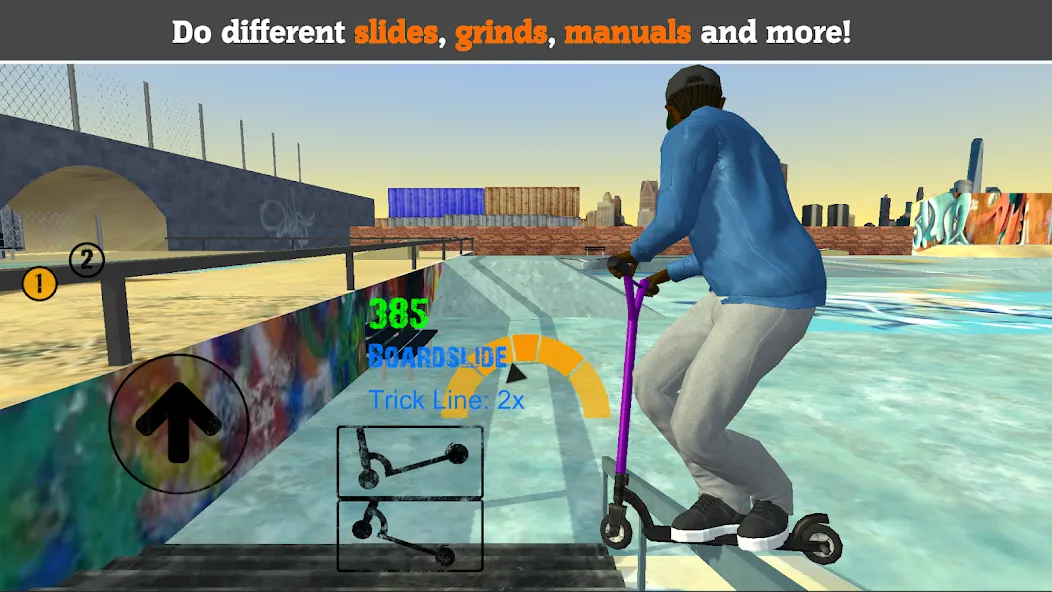 Scooter FE3D 2 [MOD: безлимитные деньги и все скутеры открыты] Screenshot 1