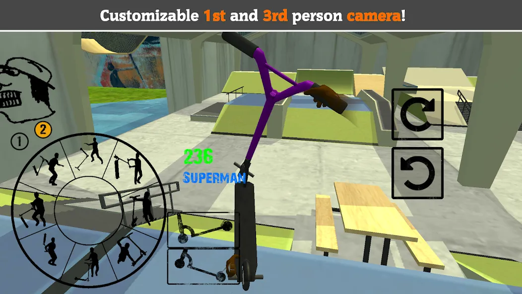 Scooter FE3D 2 [MOD: безлимитные деньги и все скутеры открыты] Screenshot 2
