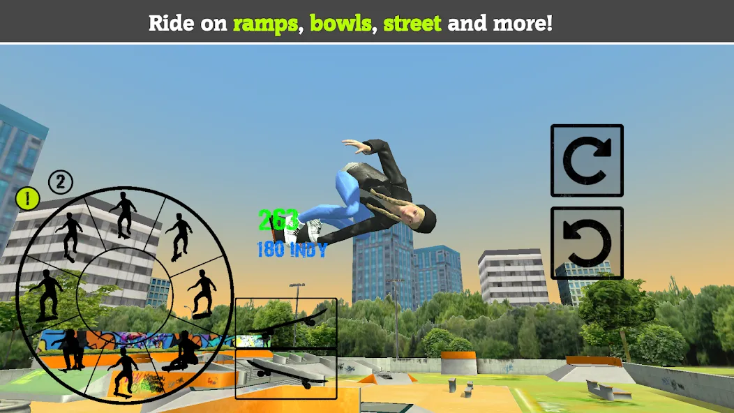 Skateboard FE3D 2 [MOD: безлимитные деньги и все трюки открыты] Screenshot 5