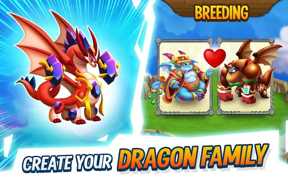 Dragon City: Mobile Adventure [MOD: безлимитные деньги и драконы] Screenshot 5
