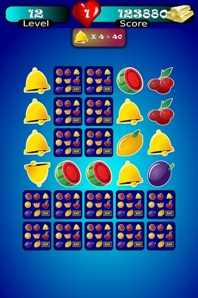Slot Machine Fruit Memory A [MOD: безлимитные монеты и все фрукты открыты] Screenshot 1