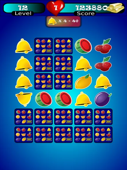 Slot Machine Fruit Memory A [MOD: безлимитные монеты и все фрукты открыты] Screenshot 5