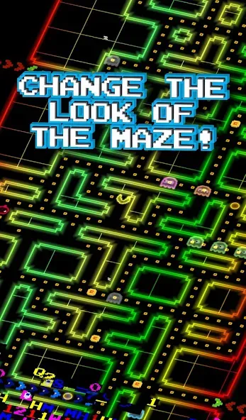 PAC-MAN 256 - Endless Maze [MOD: безлимитные жизни и усилители] Screenshot 4