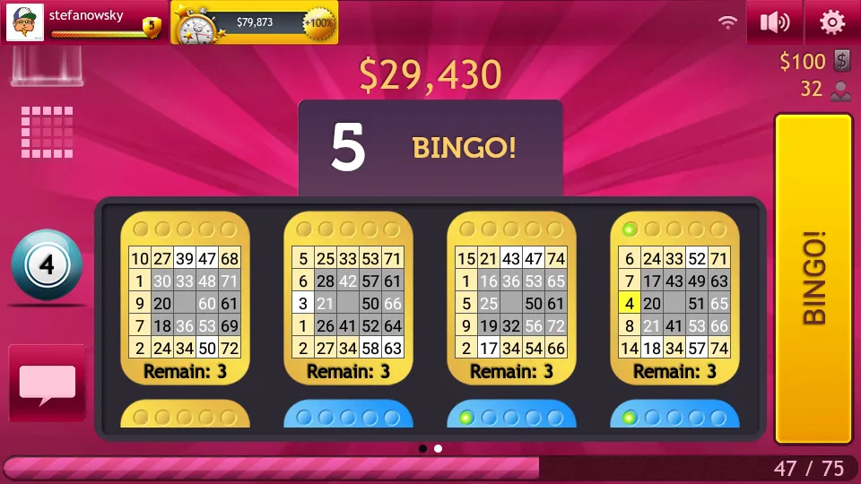 Bingo 75 &amp; 90 by GameDesire [MOD: безлимитные монеты и бонусы] Screenshot 4