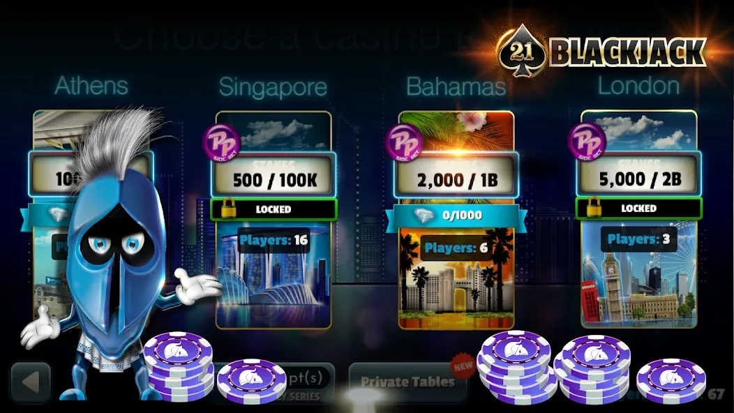 BlackJack 21 - Online Casino [MOD: безлимитные фишки и бонусы] Screenshot 2