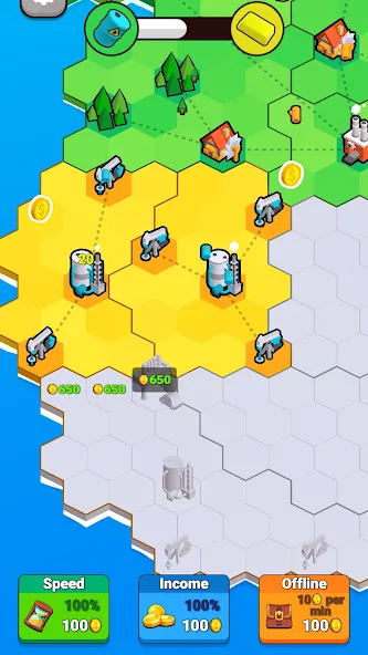 Factory World: Connect Map [MOD: безлимитные деньги и ресурсы] Screenshot 3